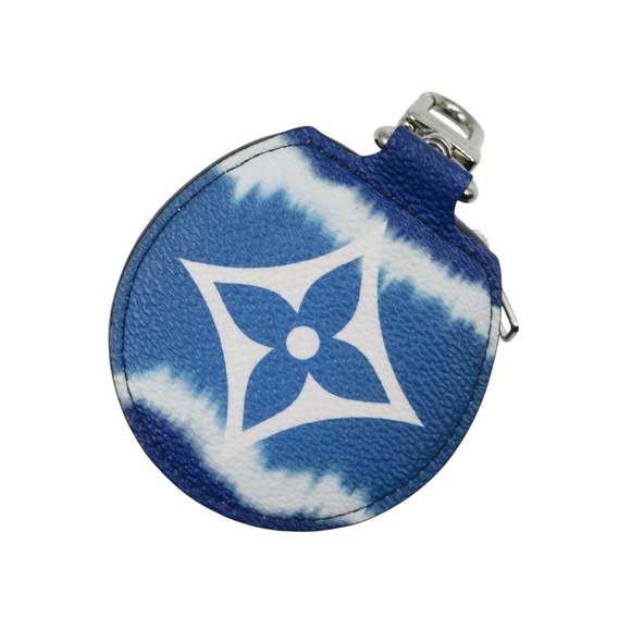 LOUIS VUITTON White Monogram Leather Bag Charm - Picture 3 of 7